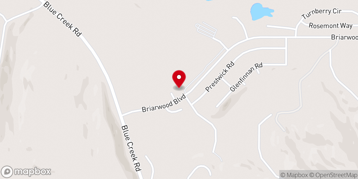 Map showing location of Valley Bible Church