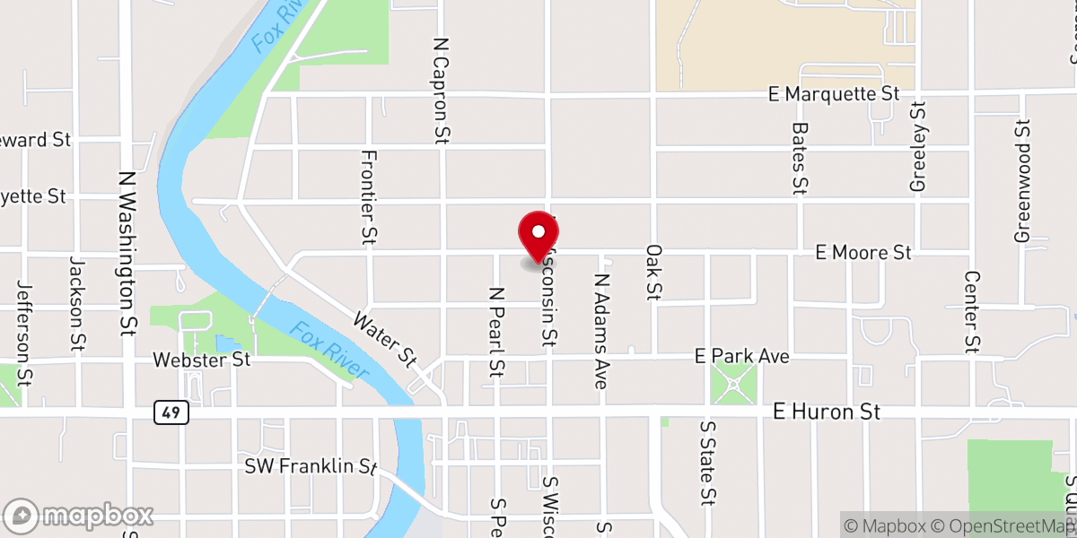 Map showing location of Saint Stanislaus Roman Catholic Church
