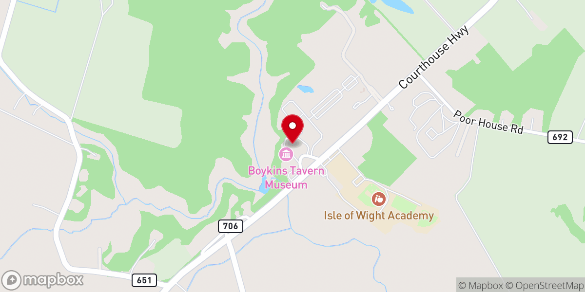 Map showing location of Isle of Wight County Planning