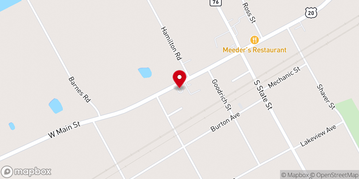 Map showing location of Ripley United Methodist Church