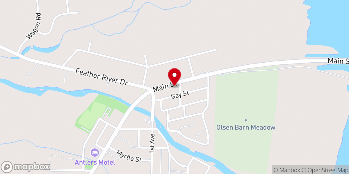 Map showing location of St Andrew's Academy