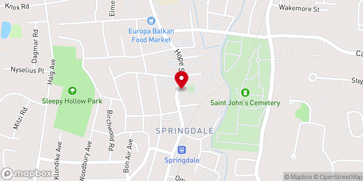 Map showing location of Schilo French Seventh-Day Adventist Church