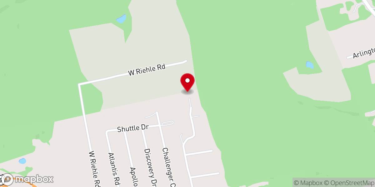 Map showing location of Harvest Center Church of God
