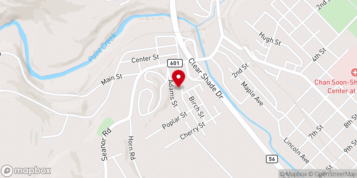 Map showing location of Brethren Home Community Windber