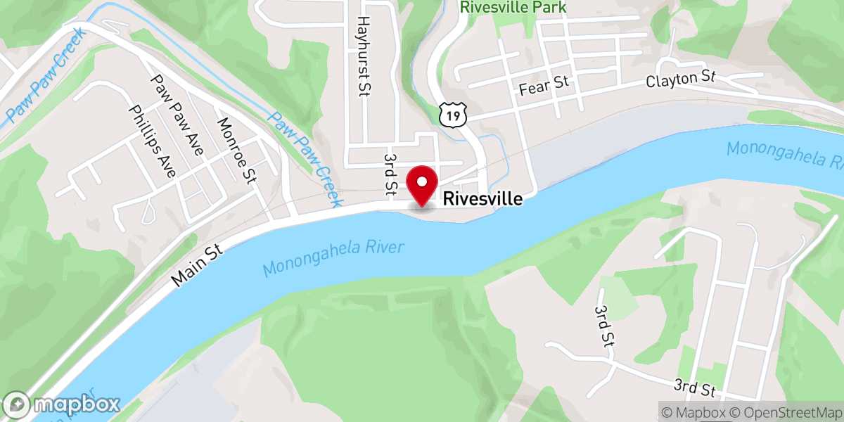 Map showing location of Deeper Waters Free Methodist Church