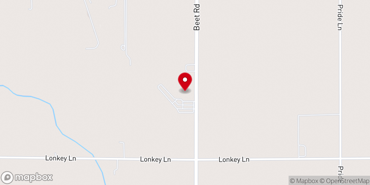 Map showing location of Deer Flat Church