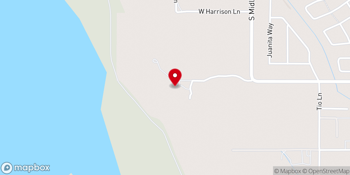 Map showing location of Deer Flat Ranch
