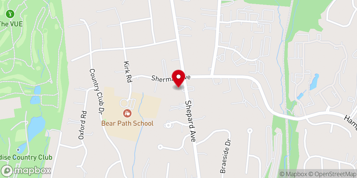 Map showing location of Christ the Good Shepherd Lutheran Church