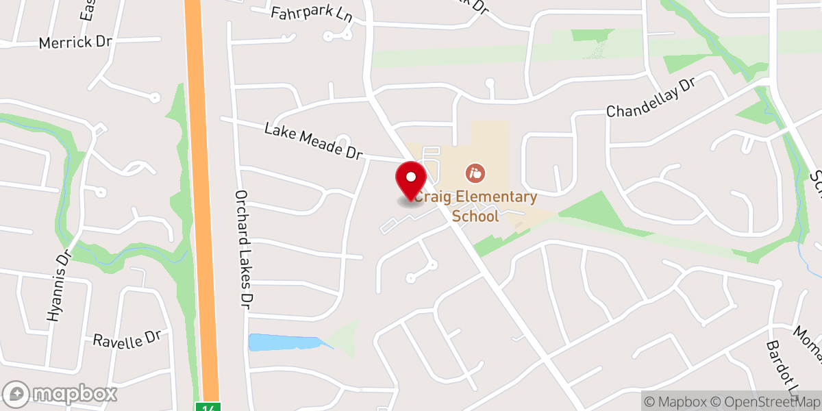 Map showing location of Mt Zion United Methodist Church