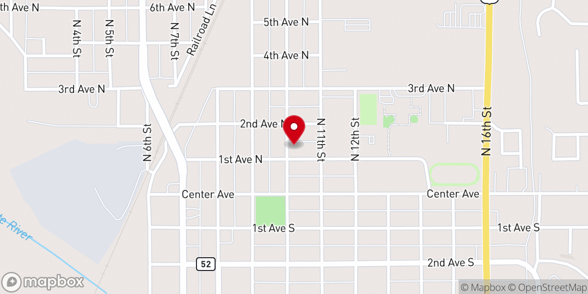 Map showing location of St. James' Church and Event Center, Payette, ID