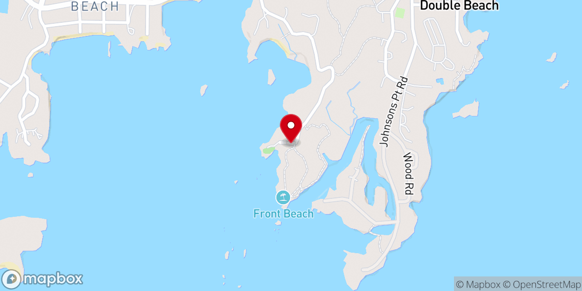 Map showing location of Killam's Point Conference Center