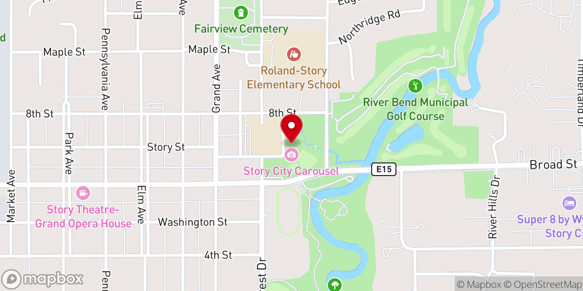 Map showing location of Fairview Lodge