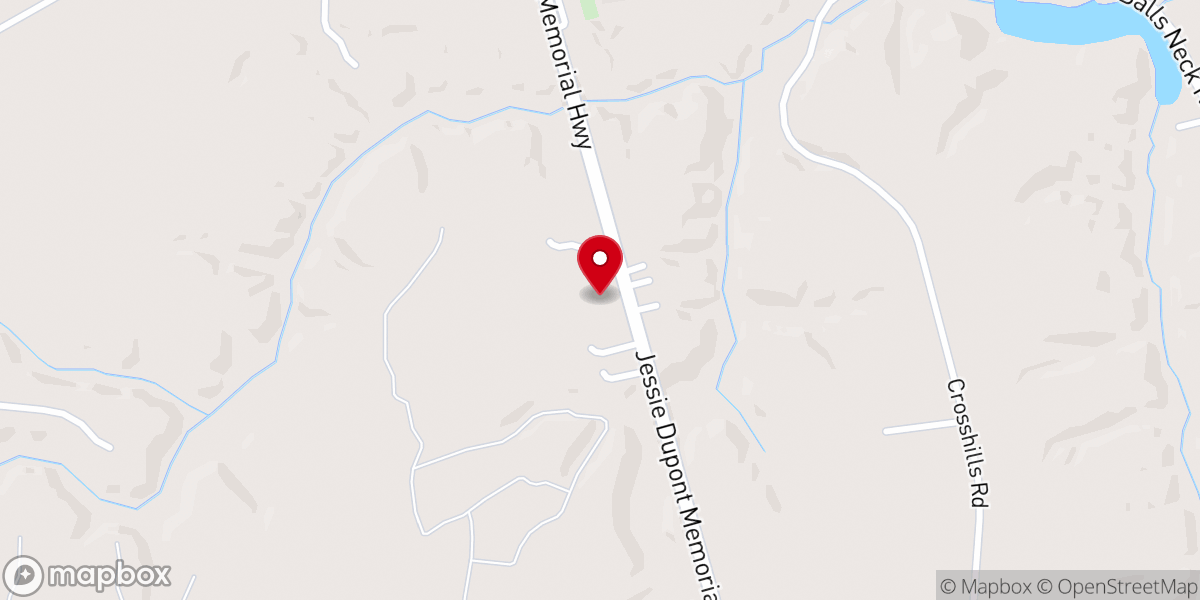 Map showing location of Bayshore Baptist Church