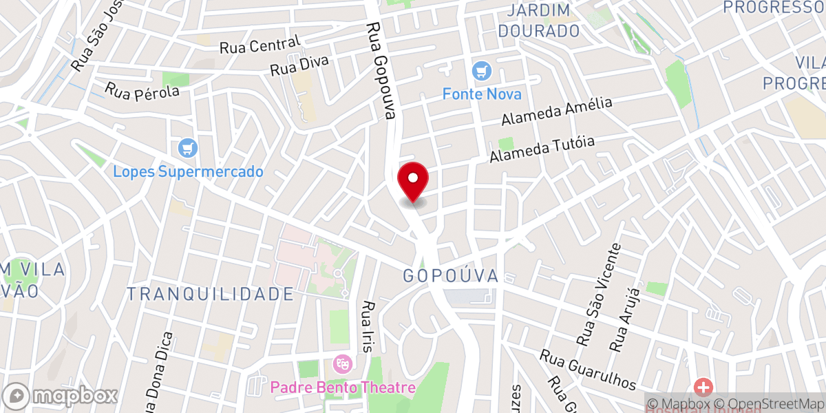 Map showing location of IEPAS - Igreja Evangélica Pentecostal Avivamento da Salvação