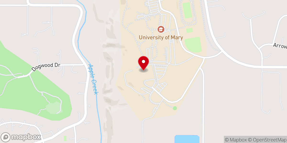 Map showing location of UMINISTRY