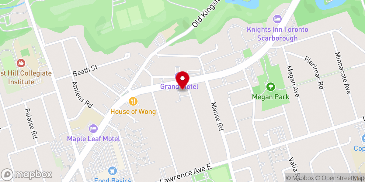 Map showing location of West Hill United