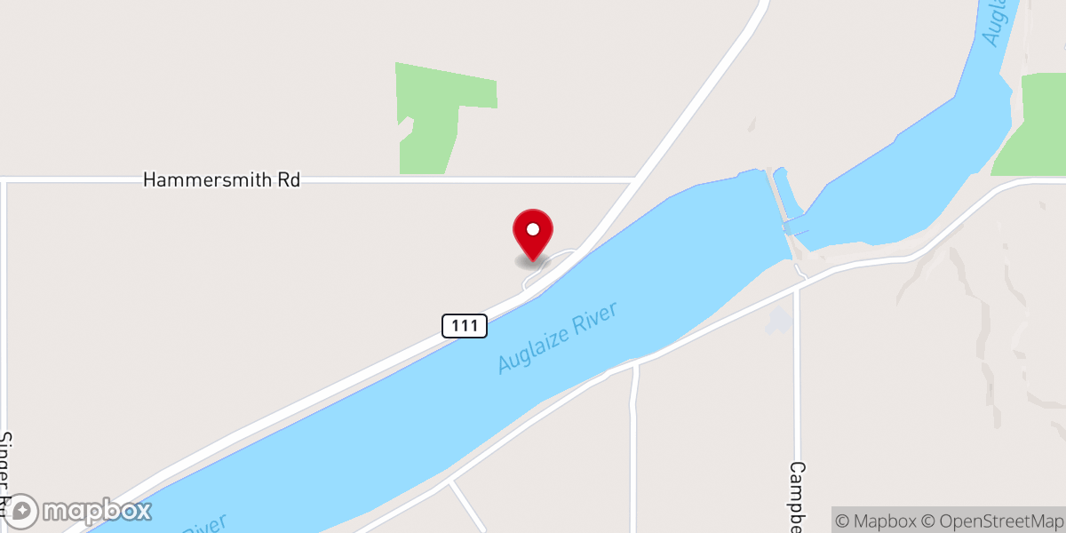 Map showing location of Faith Baptist Church