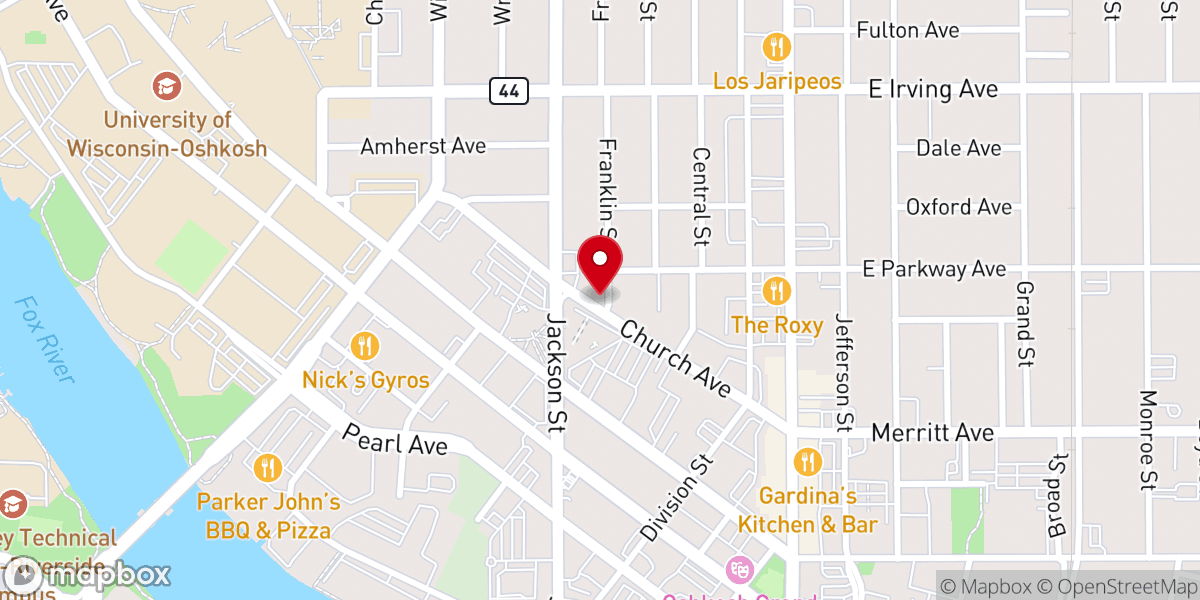 Map showing location of Portico Church