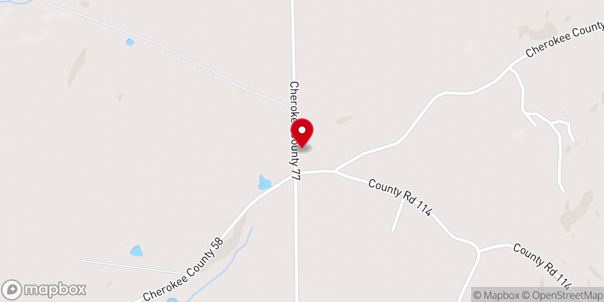 Map showing location of Barrets Chapel