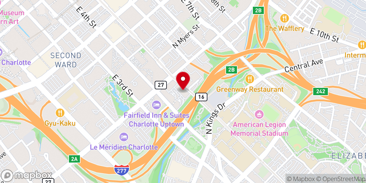 Map showing location of Great Aunt Stella Center