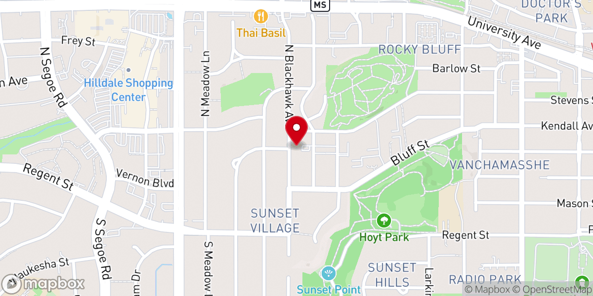 Map showing location of Geneva Campus Church