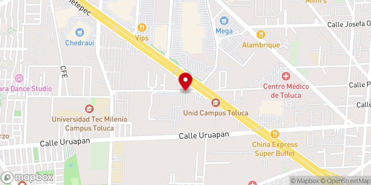 Map showing location of Iglesia Cristiana Zoe Aliento de Vida