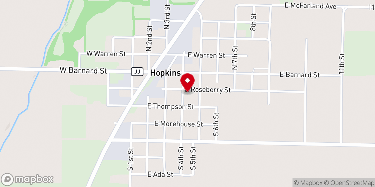 Map showing location of Wray Memorial United Methodist Church