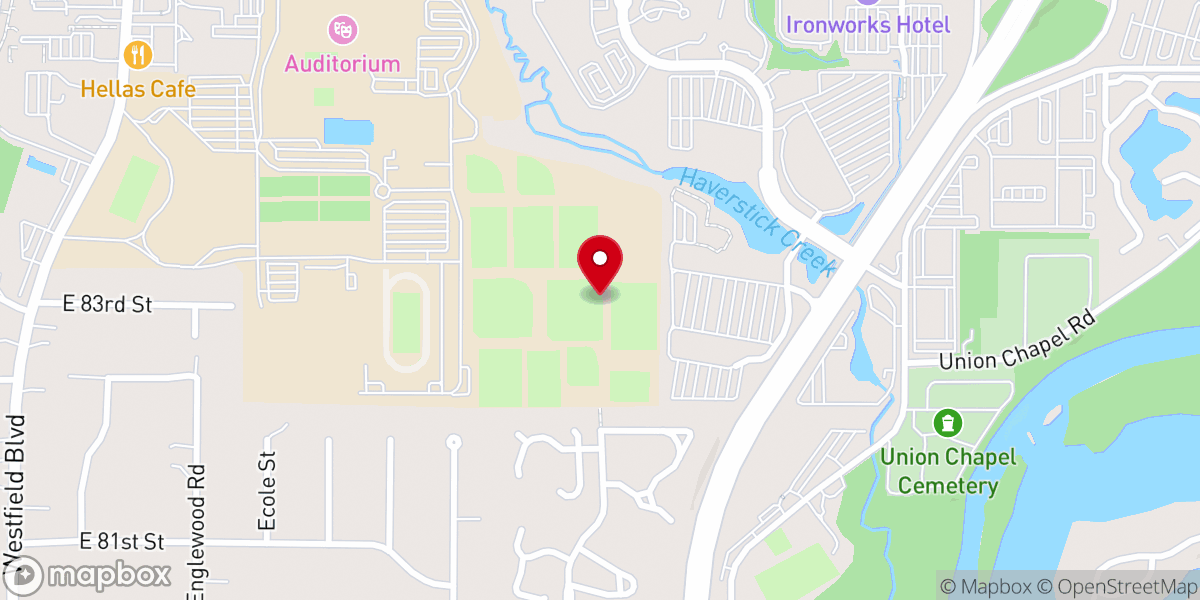 Map showing location of North Central Church of Christ Inc