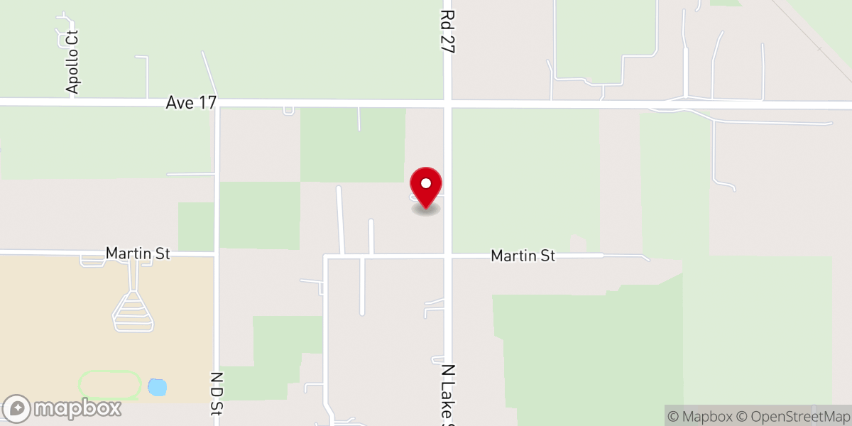 Map showing location of Iglesia de Dios de Madera