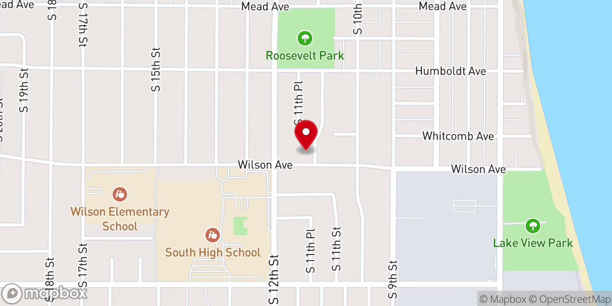 Map showing location of Hope Community Church