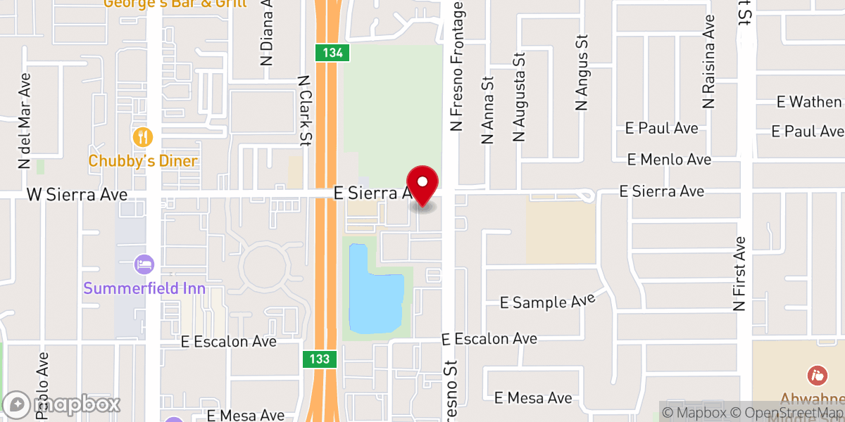 Map showing location of Free Grace Church