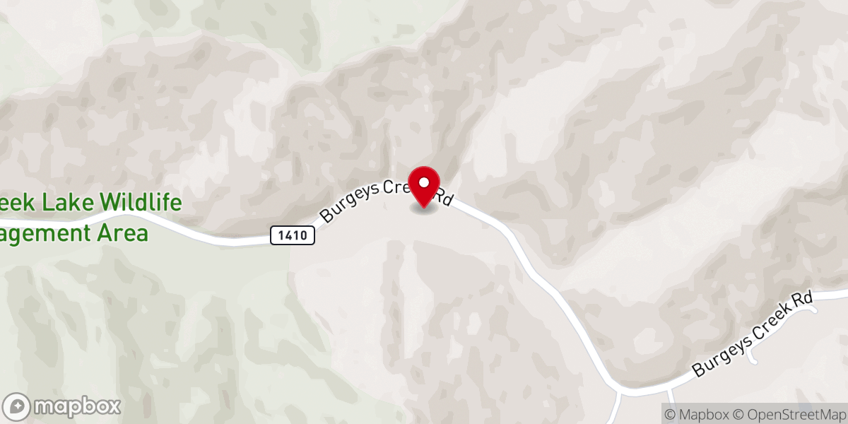 Map showing location of Little Carr Bible Church