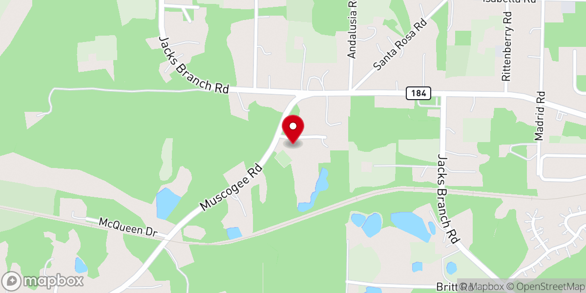 Map showing location of Farm Hill Fellowship Church