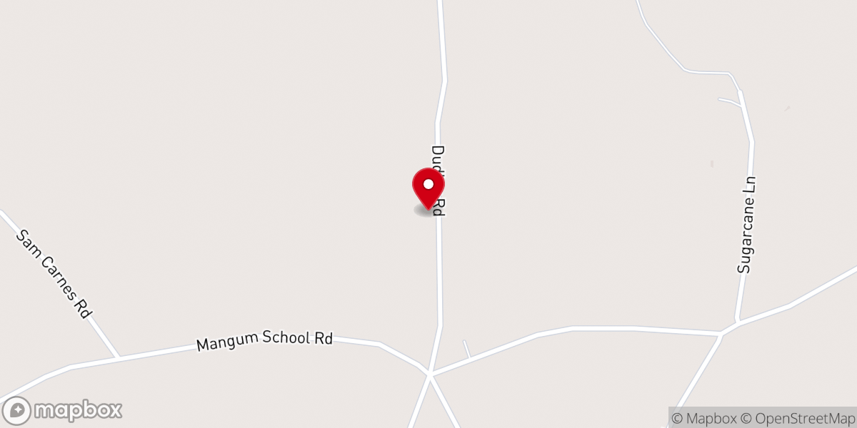 Map showing location of Zoar Church