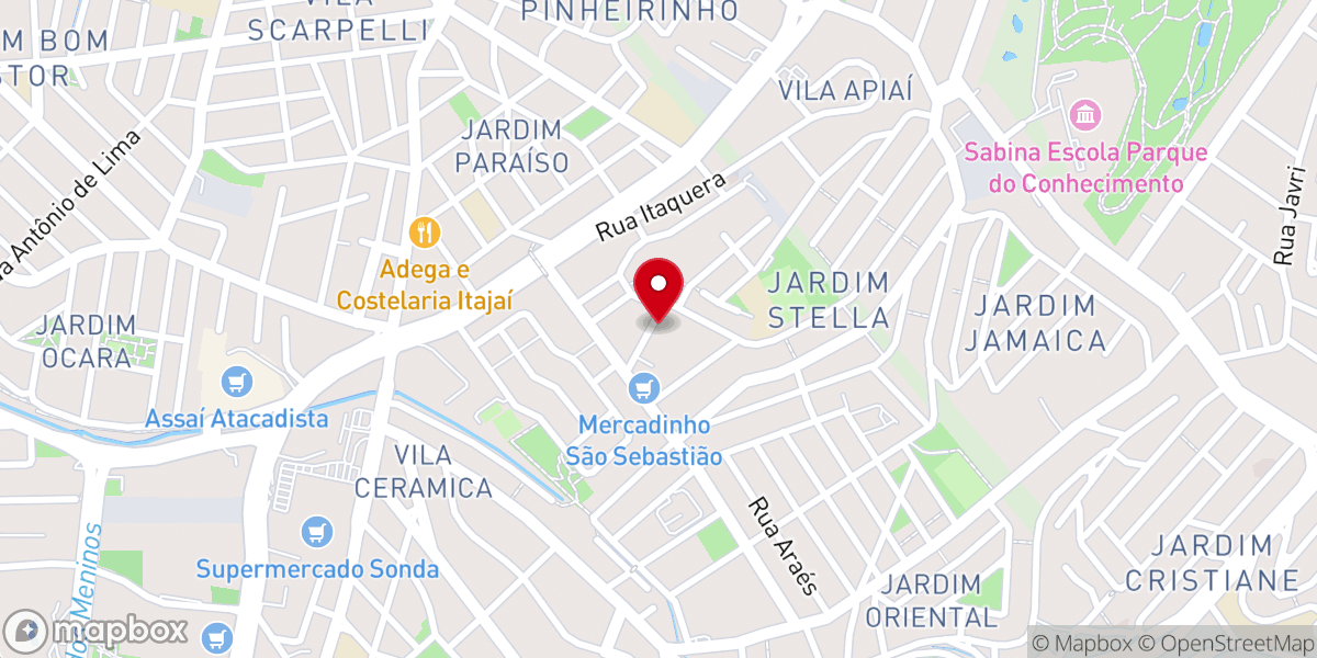 Map showing location of Capela São Jorge e Nossa Senhora das Graças