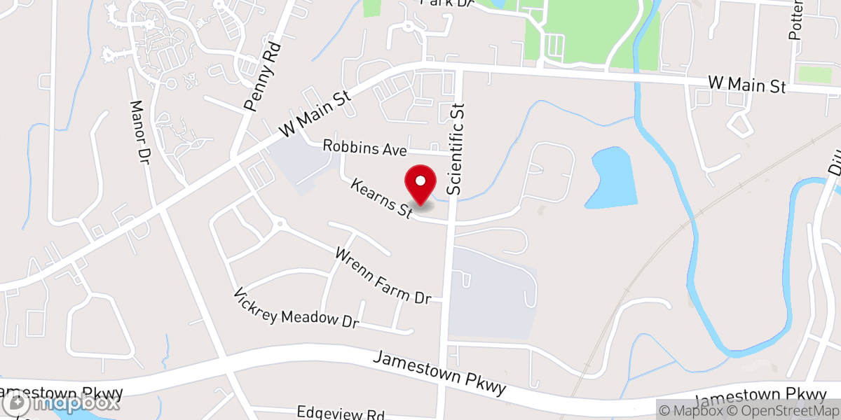 Map showing location of Shiloh Rock Baptist Church