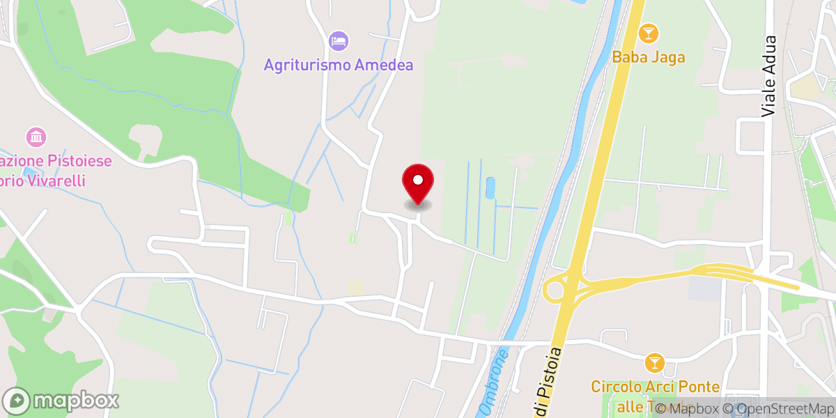 Map showing location of Chiesa di San Giorgio all'Ombrone