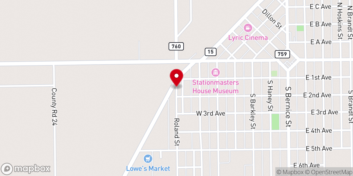 Map showing location of Jesus Esta Aqui