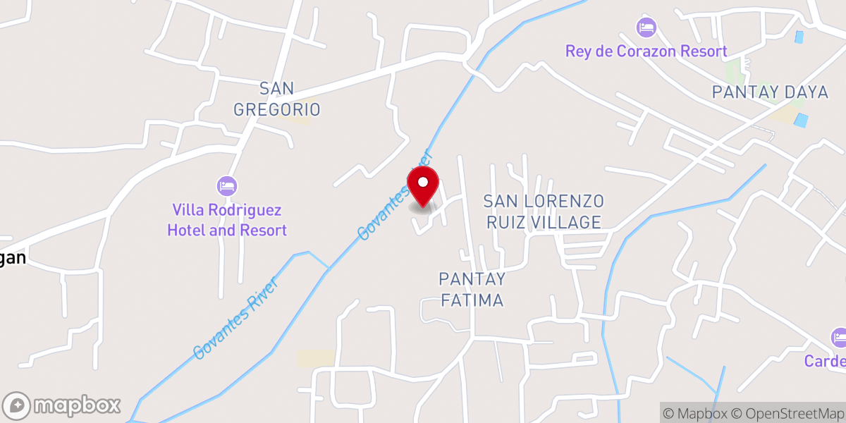 Map showing location of ST. BENEDICT PRIORY
