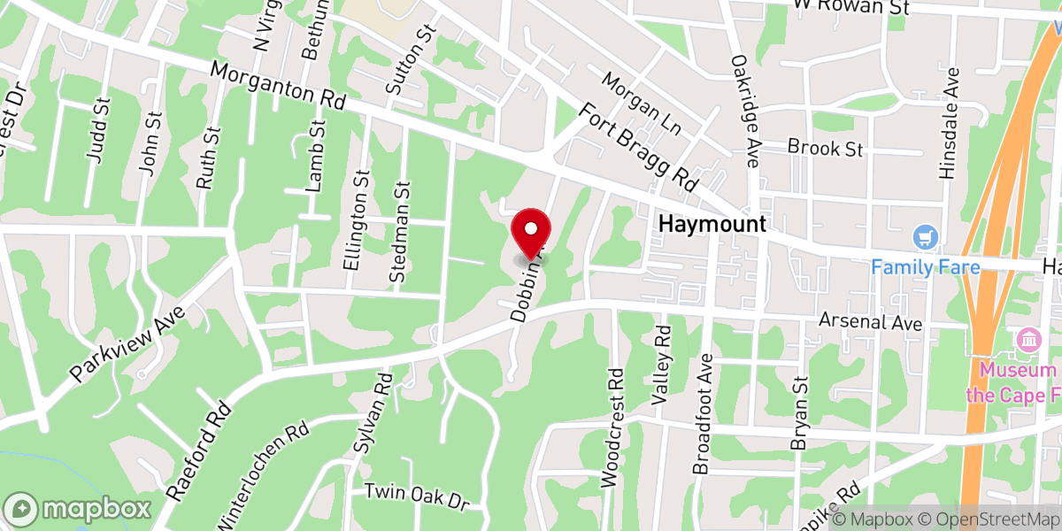 Map showing location of Biblical Counseling Services Inc
