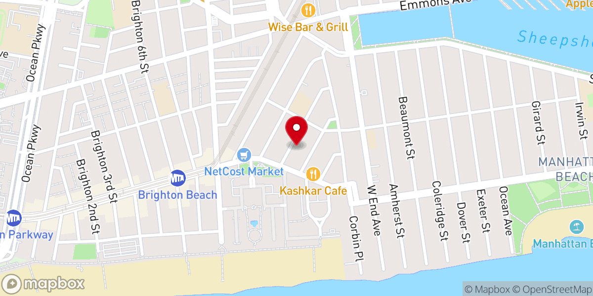 Map showing location of Baptist Church
