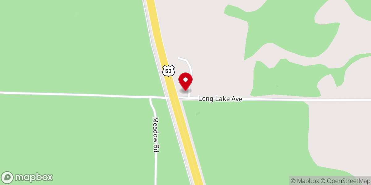 Map showing location of Woodland Family Church