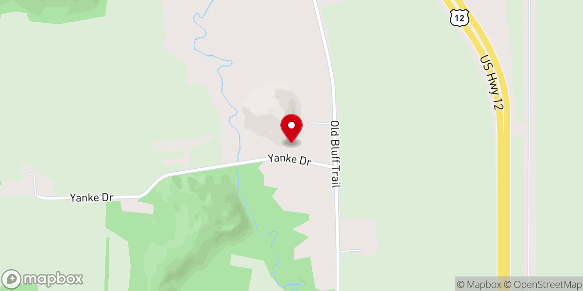 Map showing location of The Abbey at Otter Creek