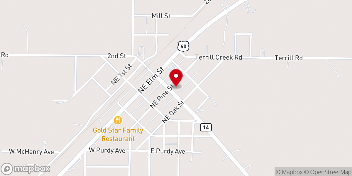 Map showing location of St Peters Evangelical United