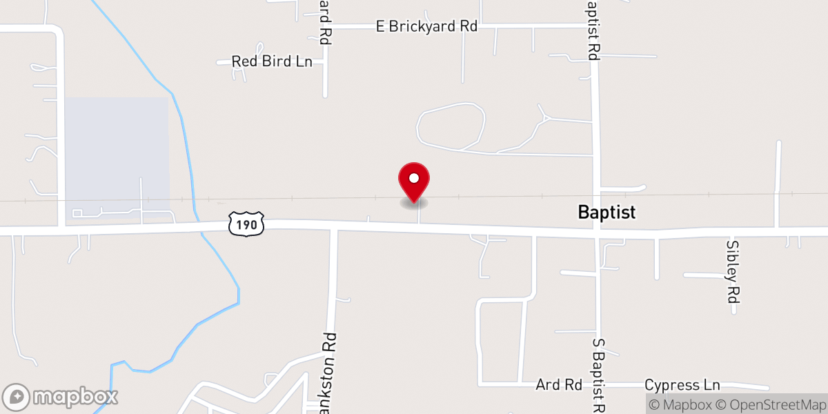 Map showing location of Florida Parishes Industries, Inc.