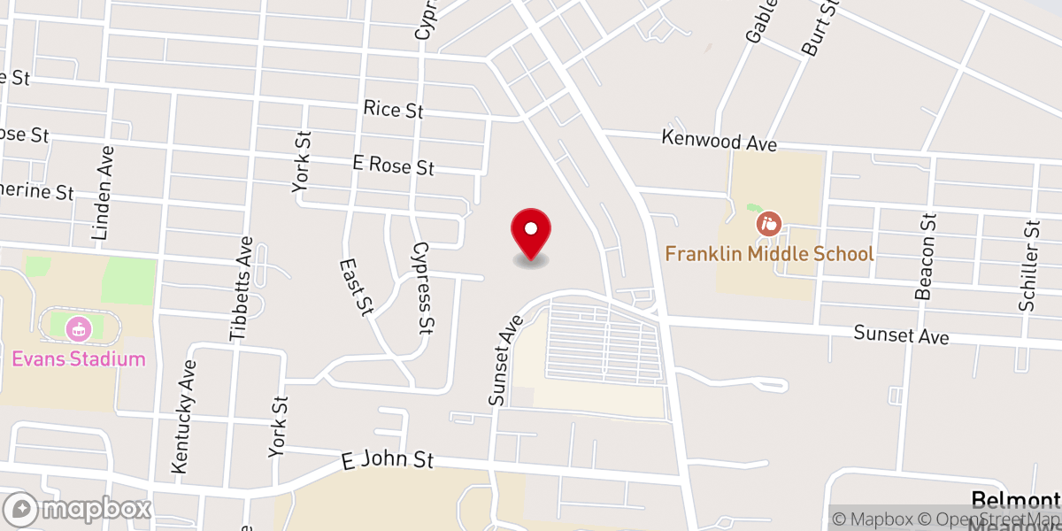 Map showing location of Impact City Church of Springfield