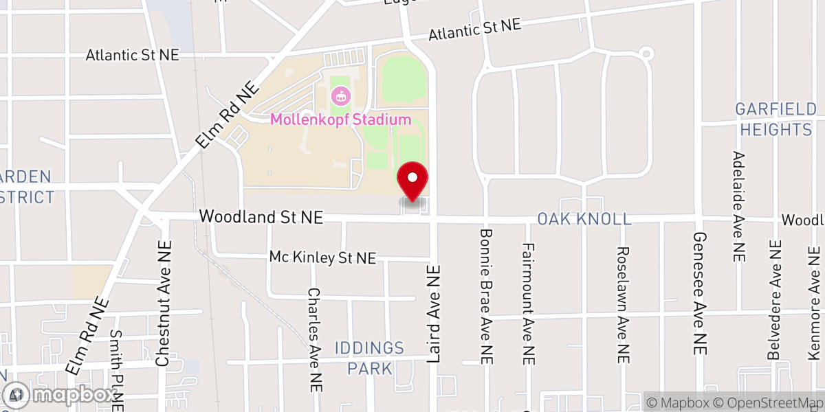 Map showing location of Alpha & Omega Seventh-day Adventist Church