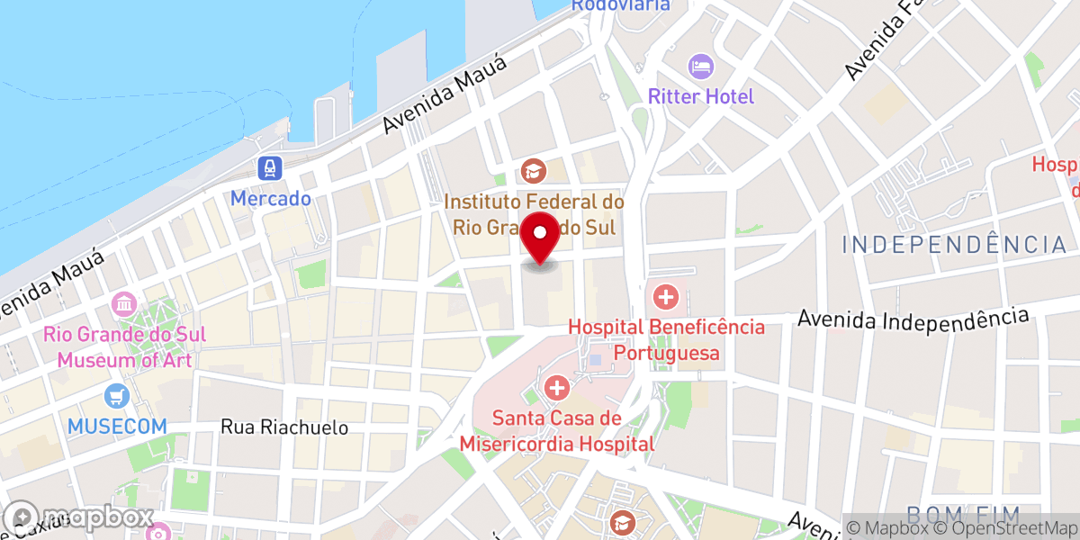 Map showing location of Igreja São José