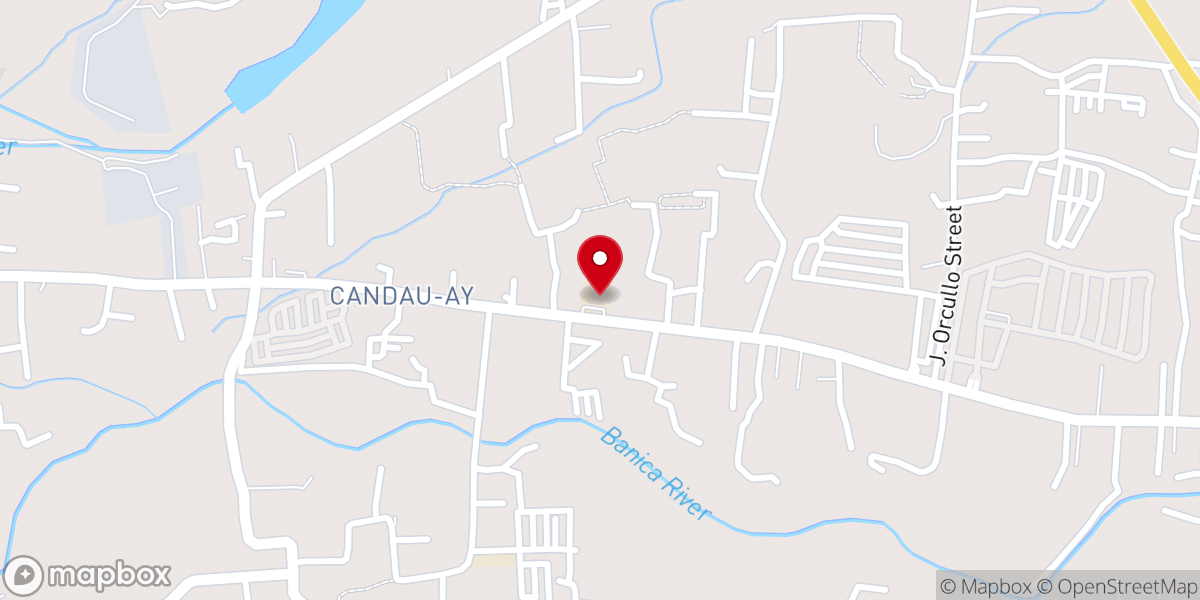 Map showing location of Assembly of God Church