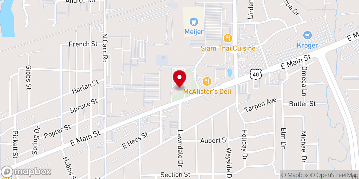 Map showing location of St Susanna Catholic Church
